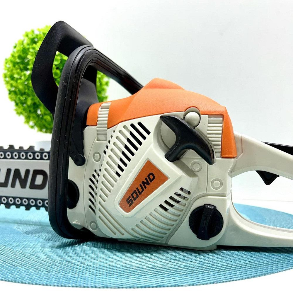 Бензопила LIMO TOY іграшкова Моя майстерня 36см Біло-жовтогаряча (M 5939) Чернігів - фото 3