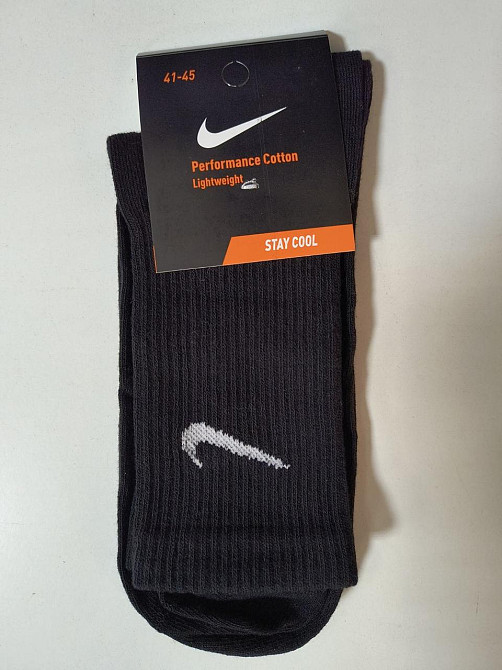 Набір якісних чоловічих бавовняних шкарпеток 3 штук Nike 3 36-40 Київ - фото 4
