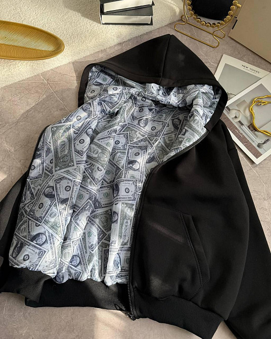 Жіноча стильна вкорочена худі на змійці, з подкладкою баксами трьохнитка на флісі Одеса - фото 6