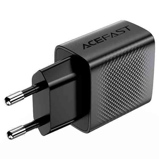 Сетевое зарядное устройство ACEFAST A86 12W (USB-A+USB-A) dual port charger  Black Киев