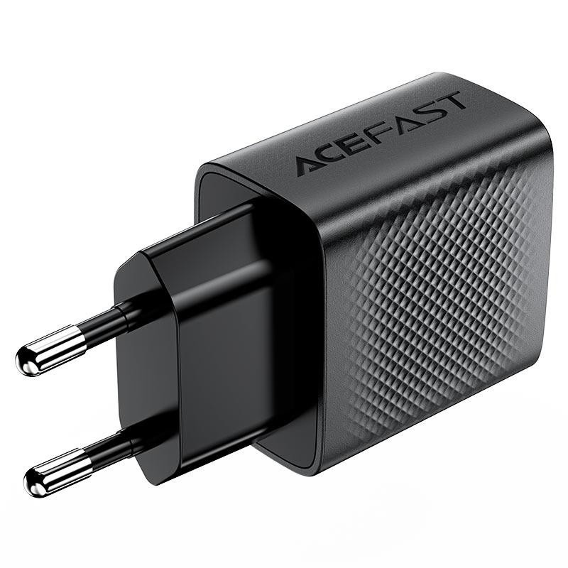 Сетевое зарядное устройство ACEFAST A86 12W (USB-A+USB-A) dual port charger  Black Киев - изображение 3