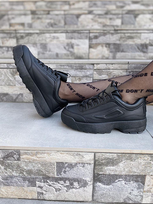 LB Кросівки жіночі LB L-225 чорні (весна-осінь, еко-шкіра) (2487) Коломия - фото 7