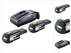 Zestaw akumulatorów Festool 2x BP 18 Li 3.0 Ergo I V 3,0 Ah / 3000 mAh Li-Ion ( 577704 ) + ładowarka TCL 6 201135 Киев