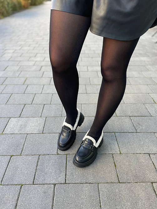 PLPS Лофери жіночі PLPS чорні натуральна шкіра низький хід 36-41 ( -1) Коломыя - изображение 7