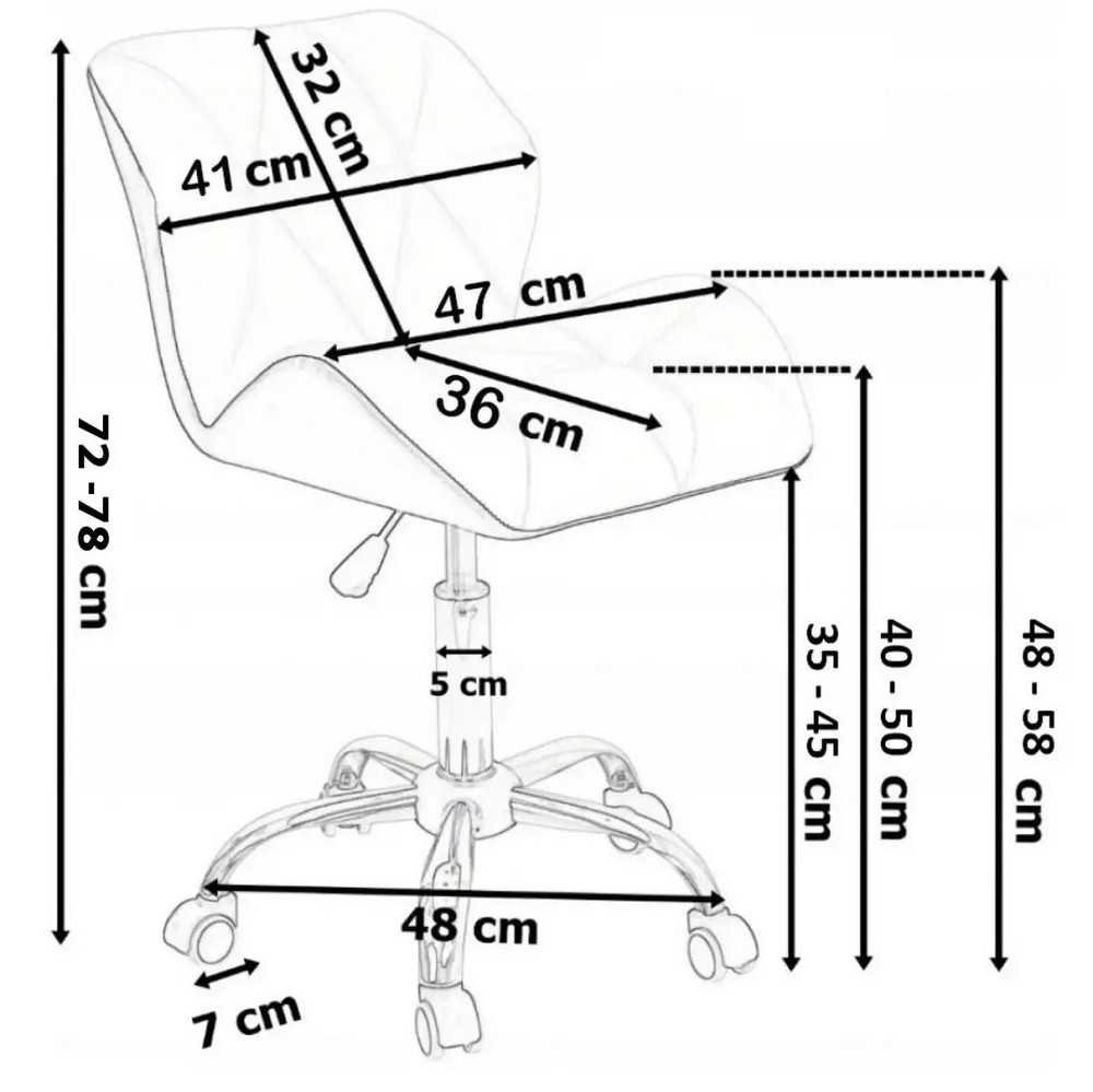 Крісло офісне комп'ютерне Bonro B-531 велюр на коліщатках робоче для комп'ютера офісу дому Рожевий Київ - фото 8