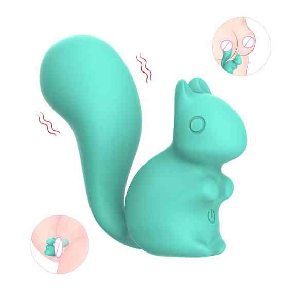 Мини-вибратор клиторальный Every Night Toys Debbie в форме белочки белый, 10 режимов вибрации Sex Aura Киев