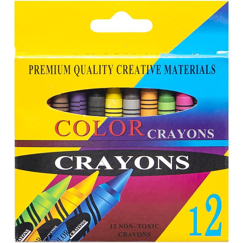 Воскові олівці 12 кольорів CRAYONS 2688A Вінниця - фото 2
