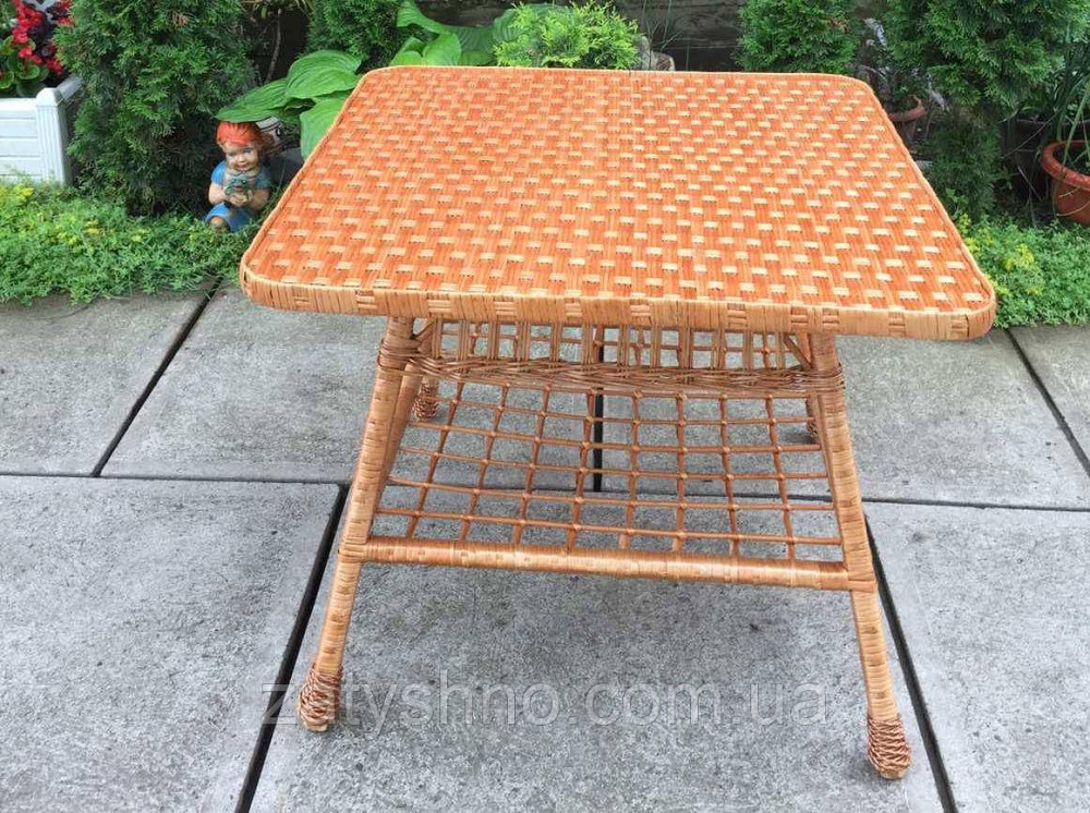 Стіл плетений квадрат 90*90 см Київ - фото 4