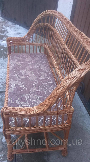 Зручний плетений диван для дачі Київ - фото 5