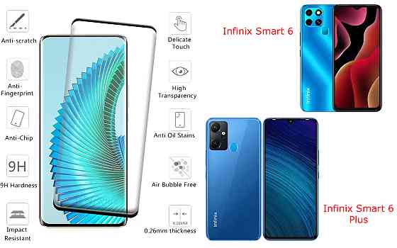 Захисне скло HyperGlass Pro для Infinix Smart 6, Smart 6 Plus – максимальна чутливість та захист Київ