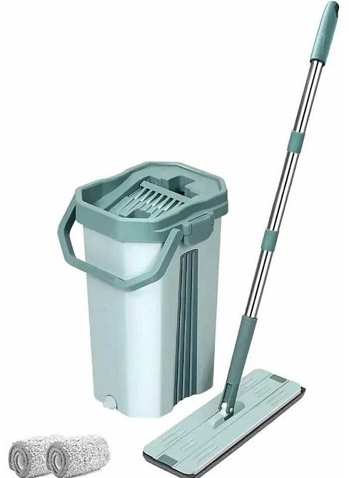 Швабра лентяйка Відро Самовіджим Ледарка з віджимом Ведро Отжим. Харків - фото 8