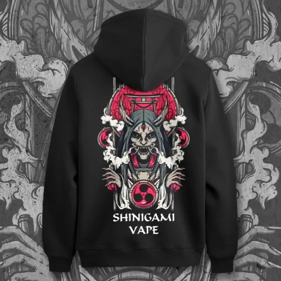 Худи для подростка мальчика с принтом 140hinigami Vape Размер 170 Anime11112 Днепр