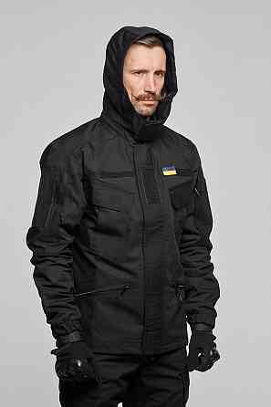 Чоловіча армійська літня чорна куртка ріп стоп , вітрозахисна польова штурмова куртка з капюшоном Львів