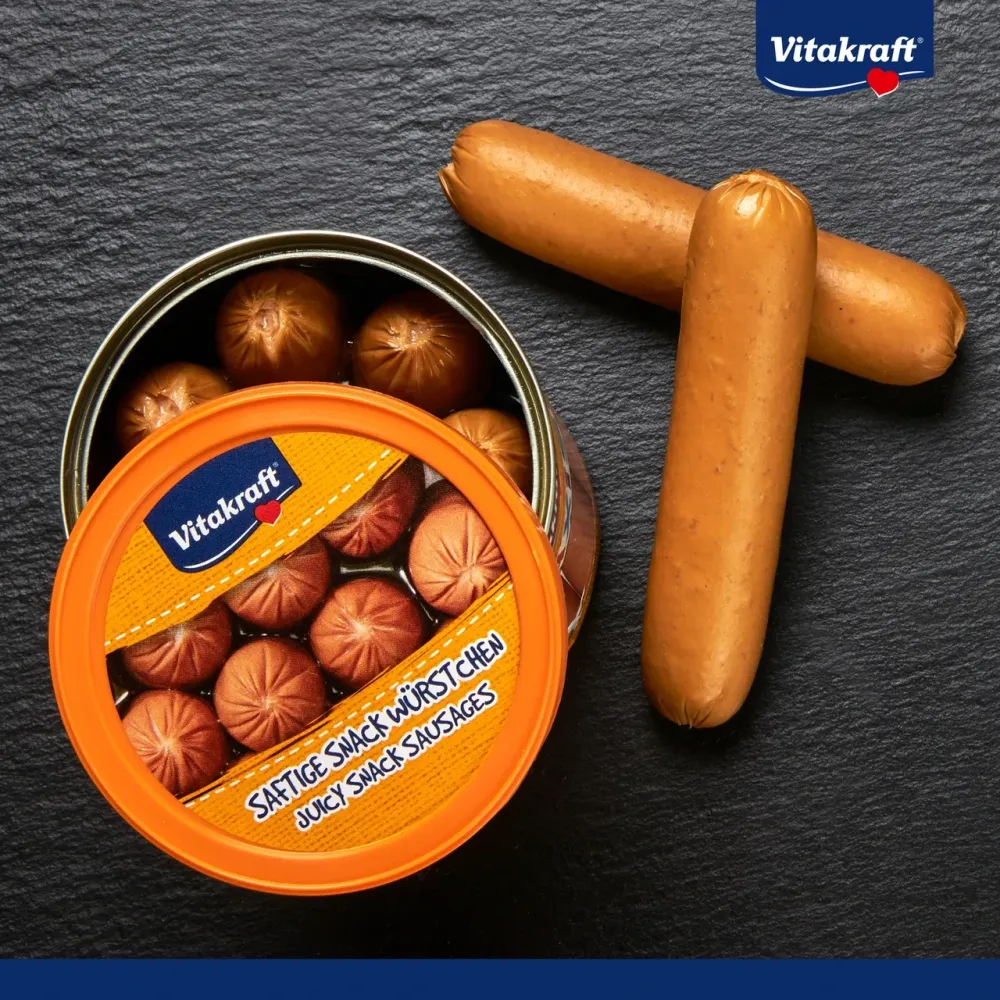 Сосиски без оболонки для собак Вітакрафт Vitakraft Dog Maxis беззернові ласощі для всіх порід собак, 180 г (6 шт) Вінниця - фото 6