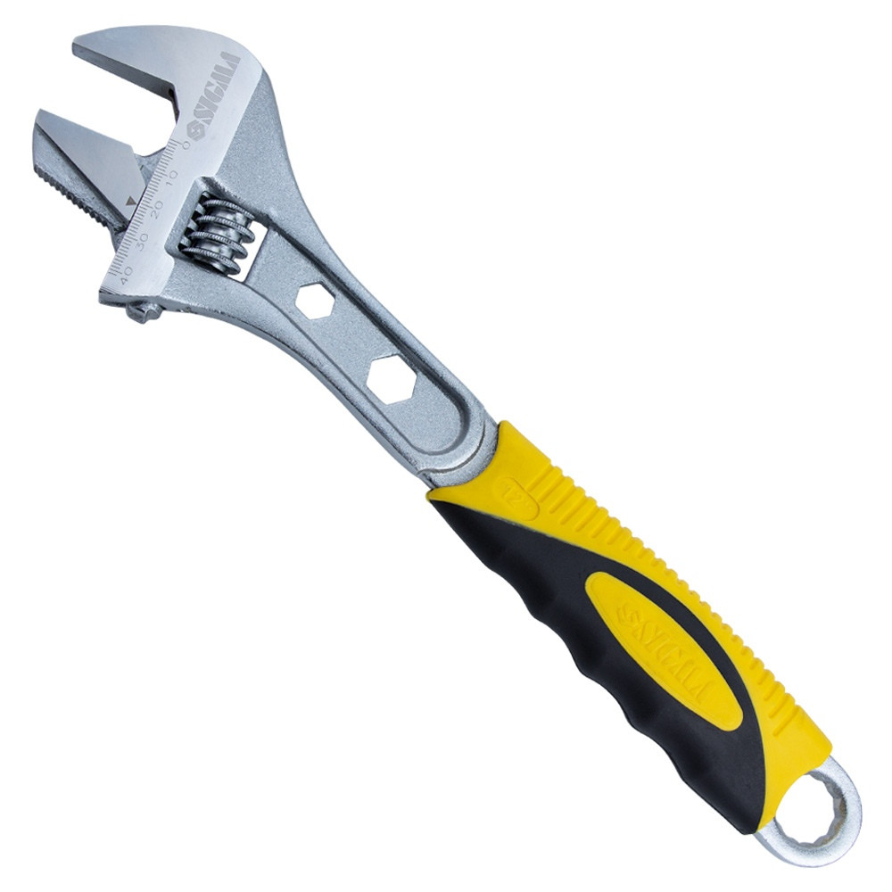 Sigma Ключ разводной с переставной губкой 300мм, 0-41мм CrV (TPR) SIGMA (4100941) Киев - изображение 1