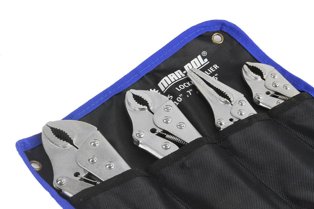 Клещи зажимные сварщика набор 4 шт с чехлом Mar-Pol (M49030) Нововолынск - изображение 5