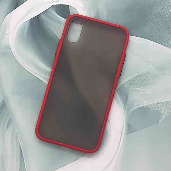 Чехол Funda (FULL PROTECTION) for iPhone X/XS Red/Black Киев