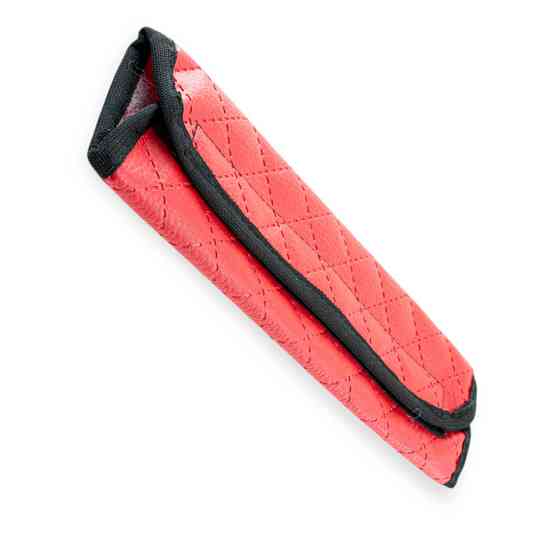 Чехол безопасности l кожзам красный, тисненый ремня Мукачево