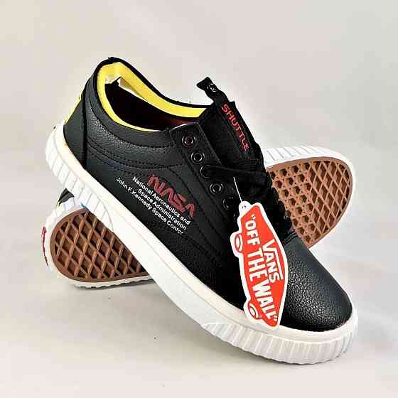 Кроссовки NASA Shuttle Чёрные Кеды Ванс Женские (размеры: 36,37,38,39,40) Видео Обзор Днепр