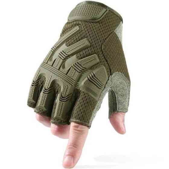 Перчатки тактические 2E, безпалые XL, зеленые (2E-TACTGLOSUM-XL-OG) Киев
