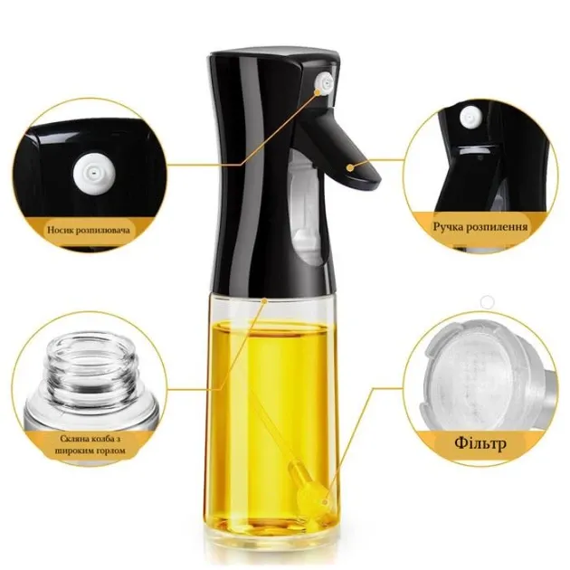 Бутылочка со спреем для масла и жидкости 300ml 9543 Одесса - изображение 4