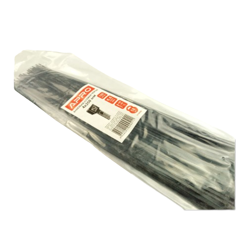 Хомут пластиковий 4,0*350мм універсальний чорний 100шт/уп APRO Житомир - изображение 4