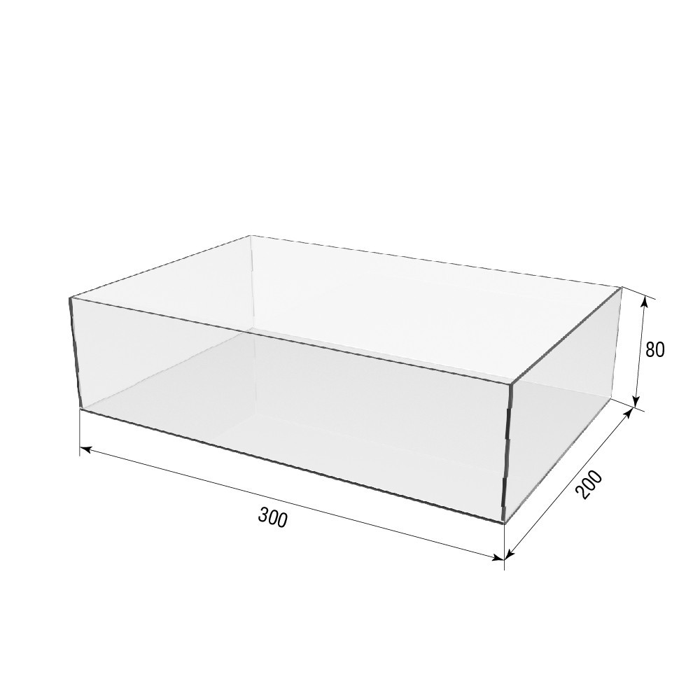 Коробка акриловая EKOSTAR 200х300х80 Киев - изображение 3