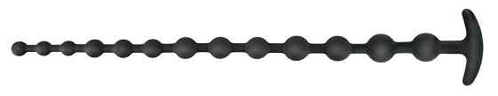 Анальний ланцюжок - Black Velvets Anal Beads Silicone Sex Aura Київ