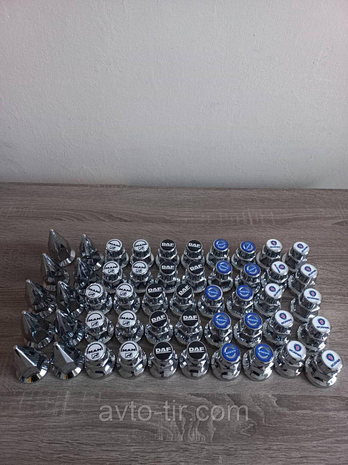 Ковпачок пластиковий на гайку 32мм DAF нікель Ковпачок пластиковий 32мм DAF Луцьк - фото 4