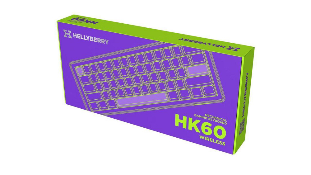 Клавіатура бездротова Hator Hellyberry HK60 Wireless White/Violet ( 13259 ) Харків - фото 7