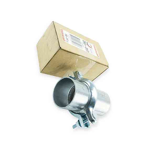 Хомут глушника (d-60 мм) ГАЗ 2410 Волга з патрубком Мукачево