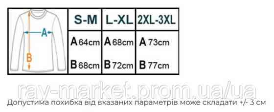 Світшот оверсайз утеплений RAY OVERSIZE чоловічий чорний (U0304M-Black) 2XL-3XL Київ