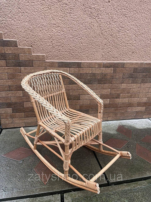 Дитяче крісло гойдалка плетена Київ - фото 4