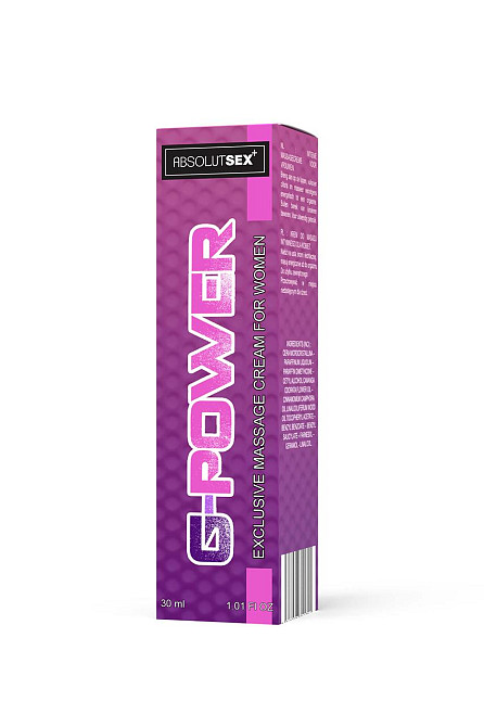 Крем - Absolut Sex G-Power, 30 мл Sex Aura Киев - изображение 3