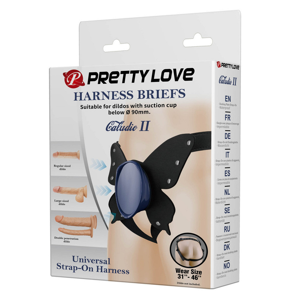 Трусики для страпону - Pretty Love Harness Briefs Caludio II Sex Aura Київ - фото 6