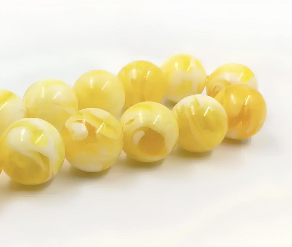 Чотки з бурштину RESTEQ 33 намистини з металевим китицем — турецькі бурштинові чотки з намистинами 16 мм Київ - фото 2