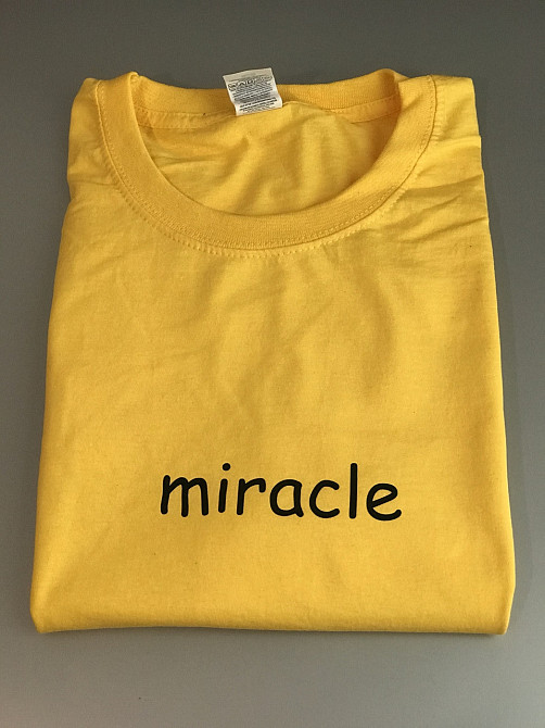 Футболка з написом miracle Чернівці - фото 1