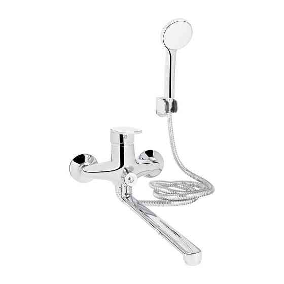 Змішувач для ванни Lidz Tani 0052 з поворотним виливом (з душовим гарнітуром) (k40) LDTAN0052CRM44960 Chrome Київ