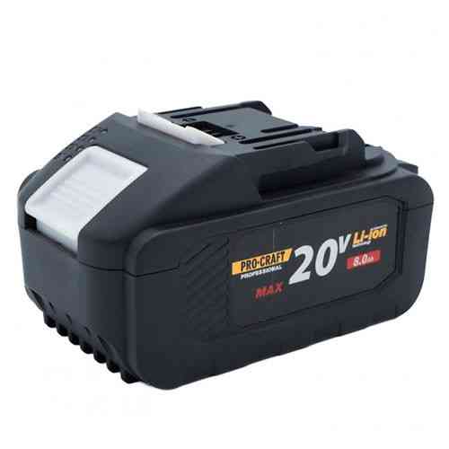 Акумулятор Procraft 20 В 8 А·год потужна Li-Ion батарея для електроінструментів, дрилів і шурупокрутів, акумулятор для інструменту Львів