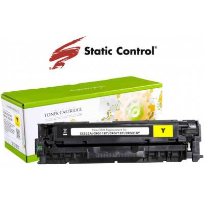 Картридж Static Control HP CLJ CC532A (304A) 2.8k yellow (002-01-RC532A) Вінниця - фото 1