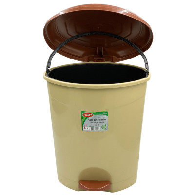 Контейнер для сміття Planet Household №4 з педаллю бежевий 22 л (10342) Вінниця - фото 3