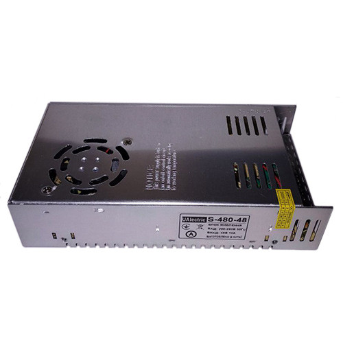 Блок питания металлический 48В 10А 480Вт, 3-кан, для трековых систем, UAlectric Винница - изображение 2