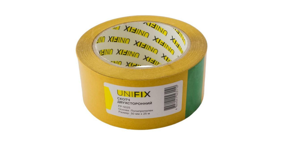 Скотч двосторонній на поліпропіленовій основі 50 мм  25 м Харків - фото 1