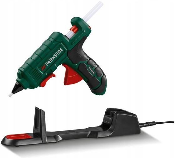 Бездротовий клейовий пістолет на підставці + 3 запасні клеї Parkside (PHP 500 E3) Нововолинськ - фото 5