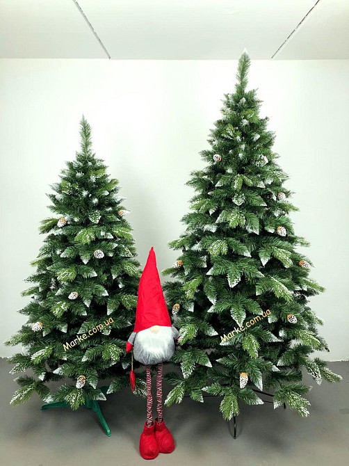 Ялинка штучна Білосніжка VIP з натуральними шишками 2,2м 220см Київ - фото 3