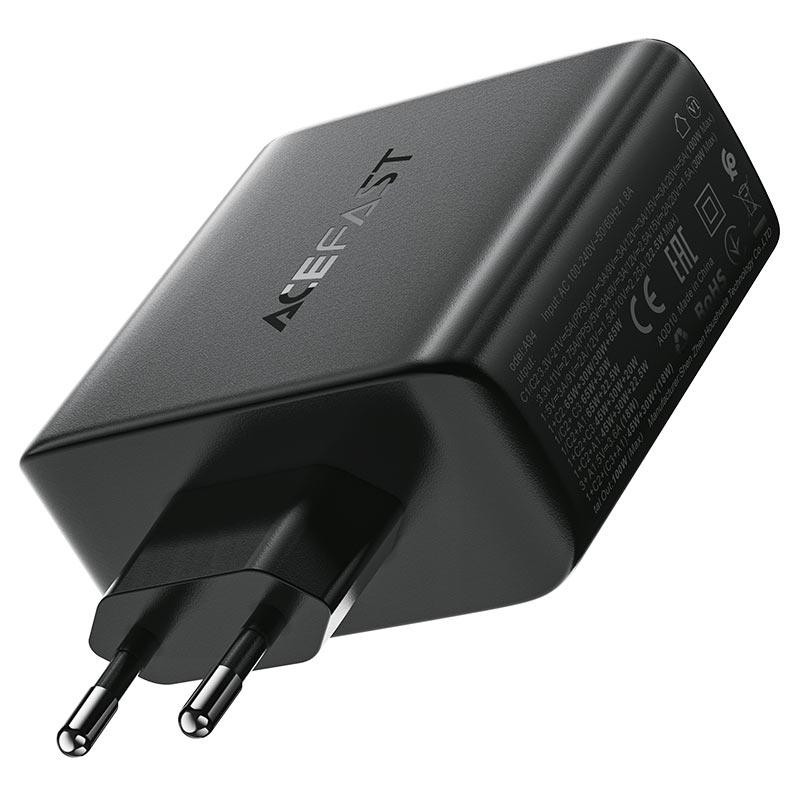 Мережевий зарядний пристрій ACEFAST A94 PD100W GaN (3*USB-C+USB-A) charger  Black Київ - фото 7