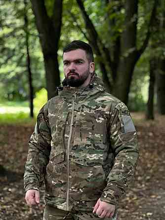 Армейская водонепроницаемая мужская зимняя куртка Omni-Heat с капюшоном зимняя теплая куртка мультикам WAR Львов