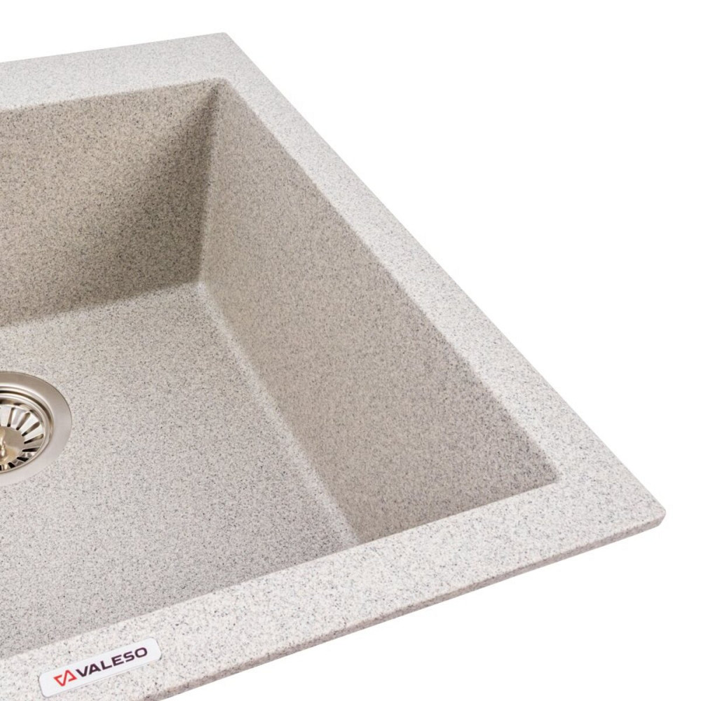 VALESO Гранітна мийка VALESO GALAX 5050 матова Сіра Киев - изображение 3
