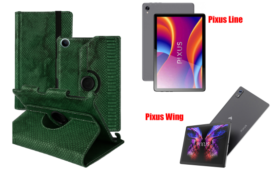 Чехол Spinner360 для планшета Pixus Line, Pixus Wing, цвет Reptyliya Киев