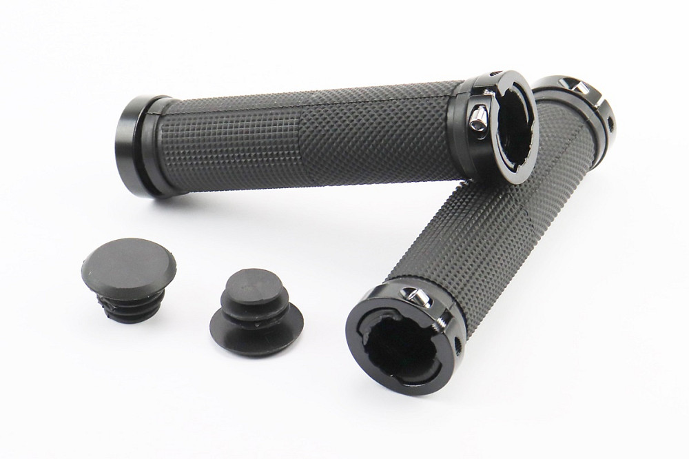 Ручки керма 130мм з затискачем Lock-On з двох сторін, чорні FL-426 Киев - изображение 1